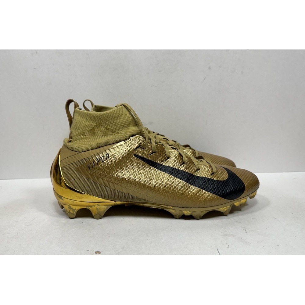 Nike Vapor Untouchable Pro 3 Men's Size 12 Club Gold Football Cleats 917165-700